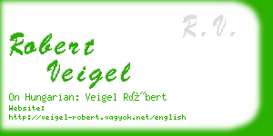 robert veigel business card
